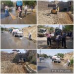 پاکسازی شهرک سادات محله پس از سیل