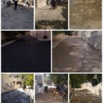 اجراي عمليات زير سازي و آسفالت خيابان چشمه شهر رودهن
